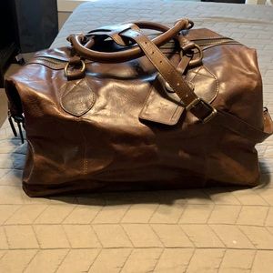 Frye Leather Overnight Bag